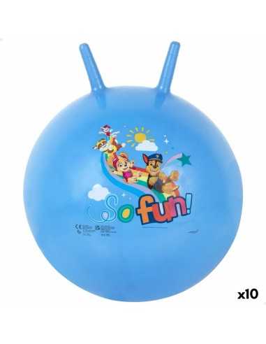 Boule à sauter The Paw Patrol Bleu (10 Unités)