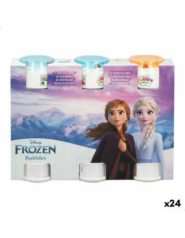 Set de souffleurs de bulles Frozen 3 Pièces 60 ml (24 Unités)