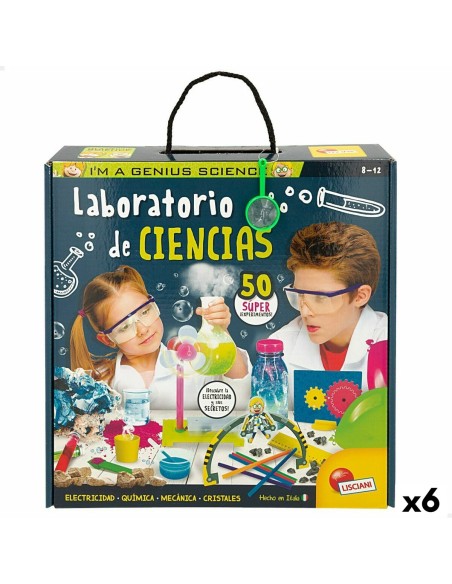 Wissenschaftsspiel Lisciani Laboratorio ES (6 Stück)