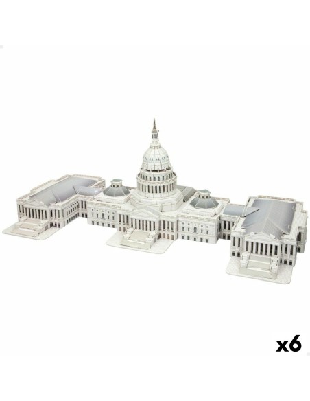 Puzzle 3D Colorbaby Capitolio 126 Pièces 52,5 x 20,5 x 23,5 cm (6 Unités)