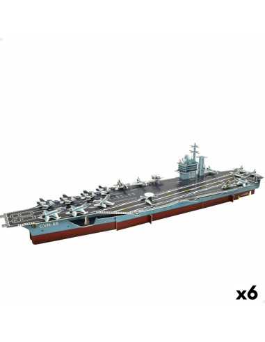 3D Puzzle Colorbaby Nimitz Aircraft carrier 67 Pieces 77 x 18 x 20 cm (6 Units)