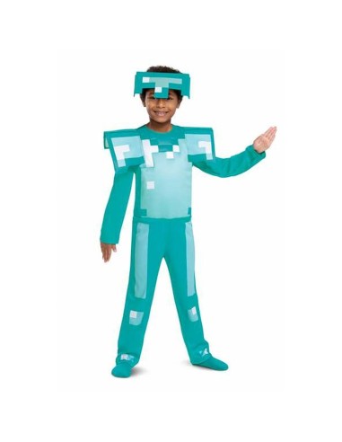 Costume per Bambini Minecraft Armor Diamond 2 Pezzi