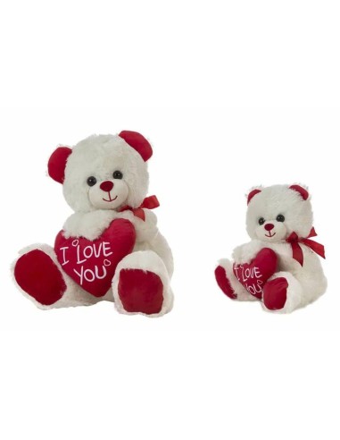 Ours en peluche I Love You 36 cm Coeur