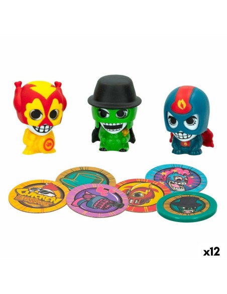 Actionfiguren Eolo Super Masked 3 x 4,5 x 3,5 cm (12 Stück)