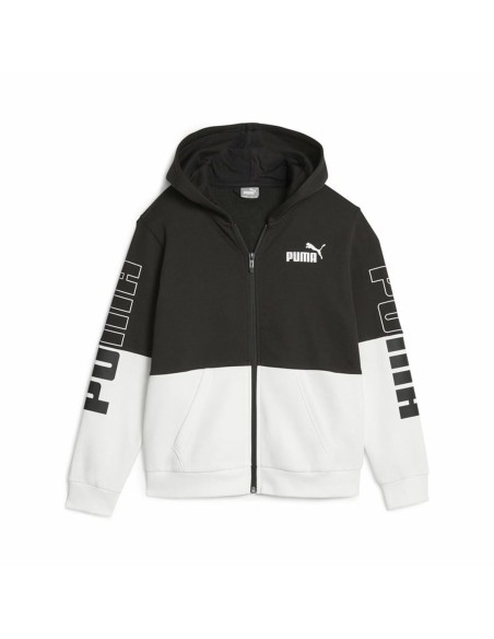 Sweat à capuche et fermeture éclair unisex Puma Noir