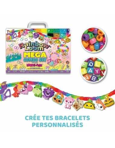 Kit per Creare Braccialetti e Collane Bandai Rainbow Moon Mega Combo set Plastica