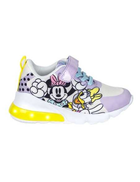 Turnschuhe mit LED Minnie Mouse Lila