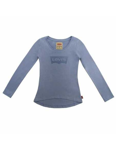 Maglia a Maniche Lunghe per Bambini Levi's Fille Blu Acciaio