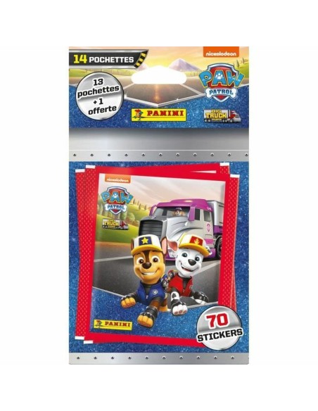 Pack of stickers Panini Paw Patrol 14 Envelopes