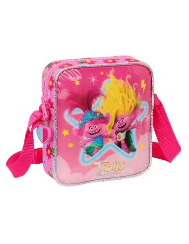 Borsa a Tracolla Trolls Rosa 16 x 18 x 4 cm