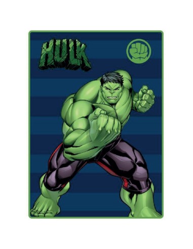 Blanket The Avengers Hulk 100 x 140 cm Blue Green Polyester