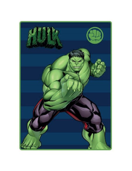 Blanket The Avengers Hulk 100 x 140 cm Blue Green Polyester