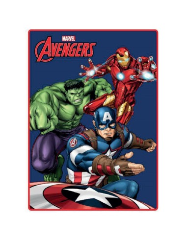 Couverture The Avengers Super heroes 100 x 140 cm Multicouleur Polyester