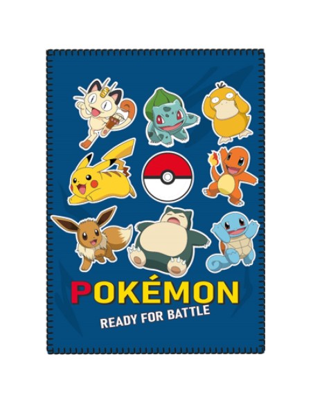 Blanket Pokémon Pikachu 100 x 140 cm Multicolour Polyester