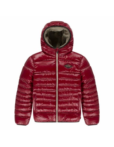 Giacca per bambini Levi's Lined Mdwt Puffer J Rhythmic Rosso Scuro