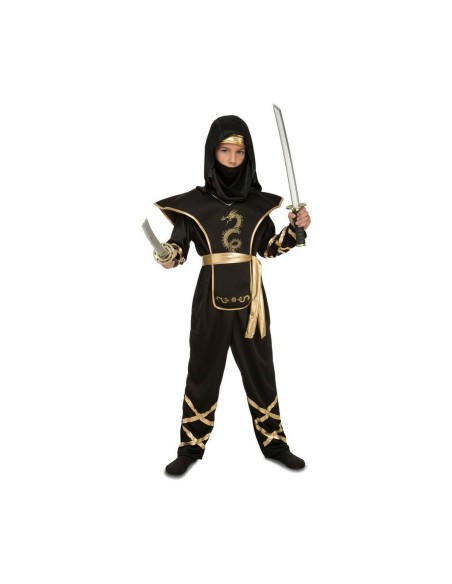 Costume for Children My Other Me Black Ninja (4 Pieces)