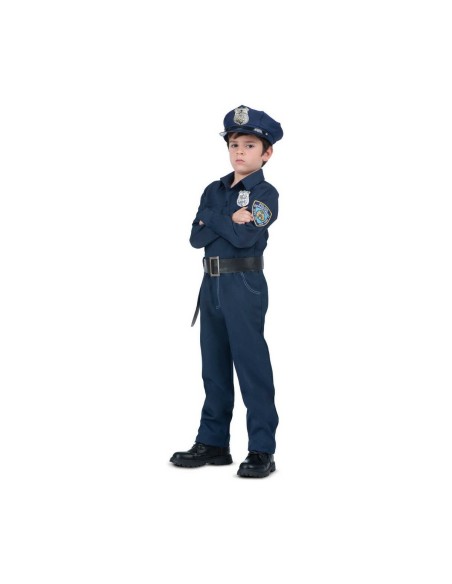 Costume for Children My Other Me Police Officer Blue (4 Pieces)