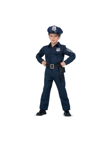 Costume for Children My Other Me Police Officer Blue (4 Pieces)