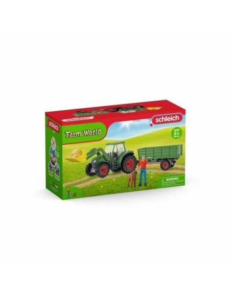 Jointed Figure Schleich Tracteur avec remorque