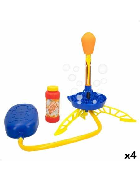 Bubble Blowing Game Rocket 237 ml 90 x 32 x 31 cm (4 Units)