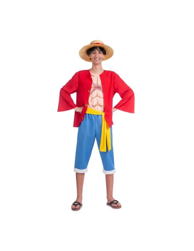 Costume per Adulti One Piece Luffy (5 Pezzi)