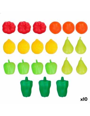 Toy Food Set Colorbaby 21 Pieces (10 Units)