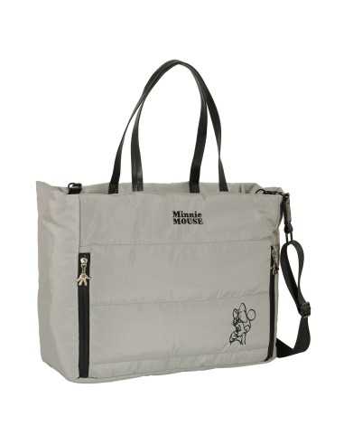 Bag Minnie Mouse Teen Sand Padded Grey 40 x 31 x 17 cm