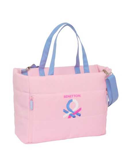 Borsa Benetton Pink Rosa 40 x 31 x 17 cm