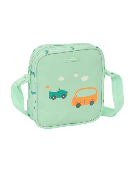 Shoulder Bag Safta Cars Green 16 x 18 x 4 cm