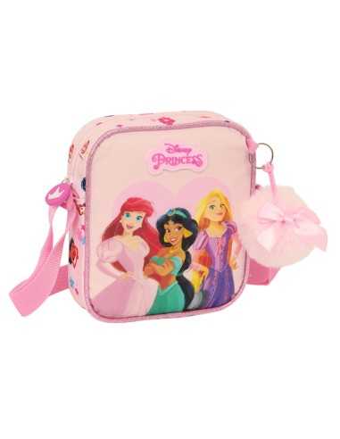 Shoulder Bag Disney Princess Summer adventures Pink 16 x 18 x 4 cm