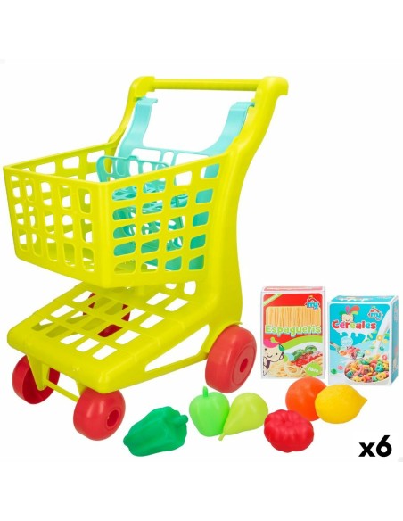 Shopping cart Colorbaby My Home Toy 9 Pieces 34 x 53,5 x 45 cm 6 Units