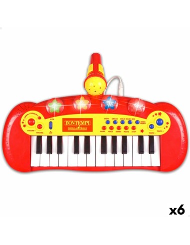 Piano Interattivo per Bambini Bontempi Per bambini Microfono 33 x 13 x 19,5 cm (6 Unità)