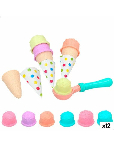 Set de jouets alimentaires Colorbaby Glace 17 Pièces (12 Unités)