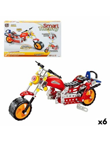 Konstruktionsspiel Colorbaby Smart Theory 255 Stücke Motorrad (6 Stück)