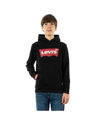 Jungen Sweater mit Kapuze Levi's 9E8778-023 Schwarz