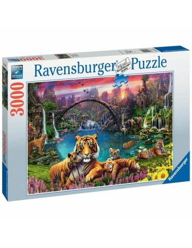 Puzzle Ravensburger Tigers in the lagoon 3000 Stücke