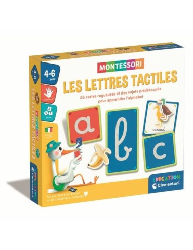 Jouet Educatif Clementoni Les lettres tactiles (FR)