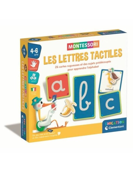 Jouet Educatif Clementoni Les lettres tactiles (FR)