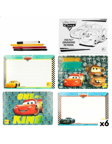 Kit de Dessin Cars Pocket Drawing School (6 Unités)