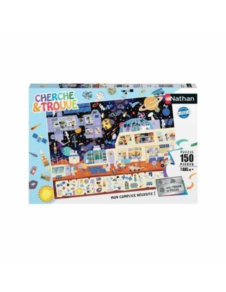 Puzzle Nathan Dans l'espace (Cherche et trouve) 150 Pezzi