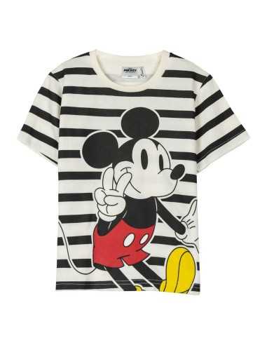 T shirt à manches courtes Enfant Mickey Mouse Multicouleur