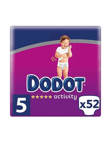 Disposable nappies Dodot Dodot Activity Size 5 52 Units 11-16 kg