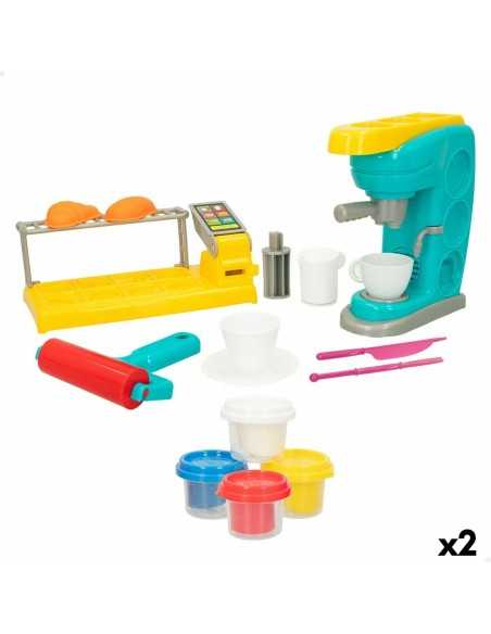 Jeu Créatif de Pâte à modeler PlayGo (2 Unités) Cafétière