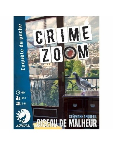 Tischspiel Asmodee Crime Zoom : Oiseau de Malheur (FR)