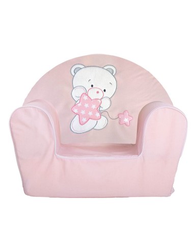 Fauteuil pour enfant 44 x 34 x 53 cm Rose Acrylique