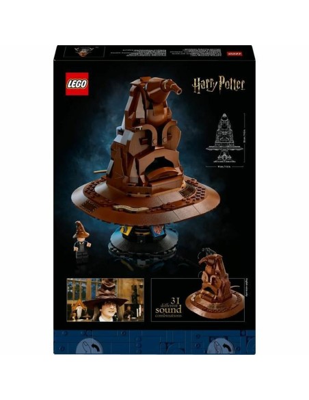 Set di Costruzioni Lego Harry Potter 76429 The Sorting Hat that Talks Multicolore