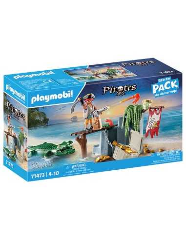 Playset Playmobil 71473 Coccodrillo Pirata 59 Pezzi