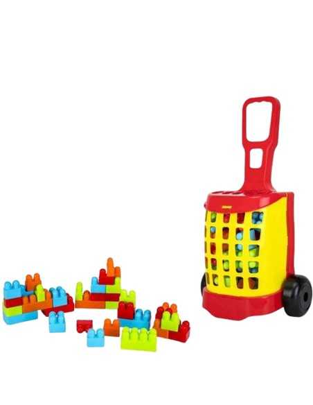 Set di Costruzioni 32 Pezzi Trolley