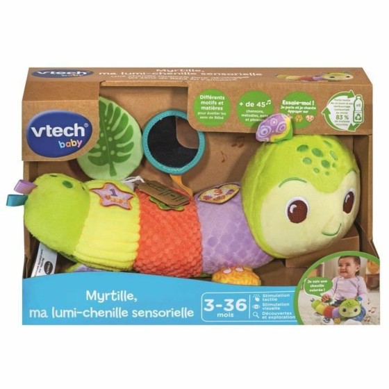 Pädagogisches Spielzeug Vtech Baby Myrtille, ma lumi-chenille sensori