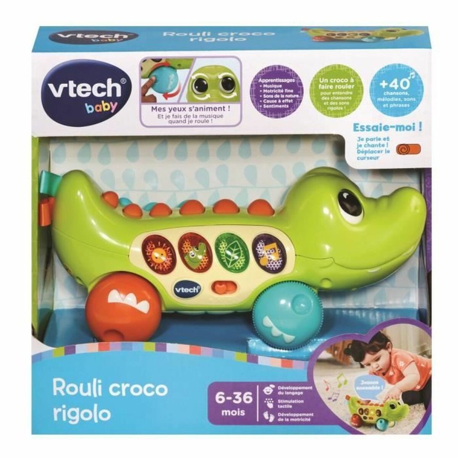 Jouet éducatif Vtech Baby Rouli Croco rigolo (FR)